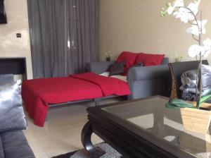 Zona d'estar a Appartement Rabat Haut Agdal