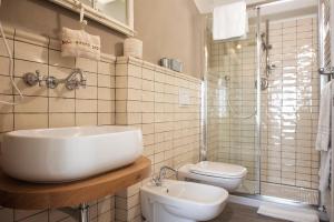 Koupelna v ubytování B&B Il Fosso Bianco