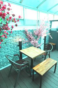 Posezení v ubytování Must Stay Hotel Myeongdong