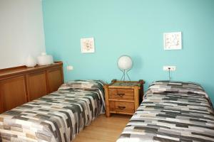 Posteľ alebo postele v izbe v ubytovaní Apartamento Playamar 16
