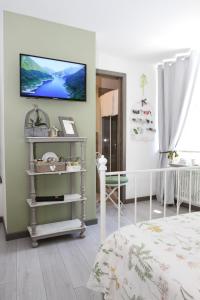 TV i/ili multimedijalni sistem u objektu Carducci