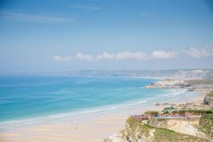 a beach with a view of the ocean at Legacy Hotel Victoria in Newquay