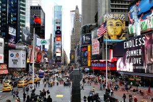 Nespecifikovaný výhled na destinaci New York nebo výhled na město při pohledu z hotelu