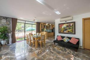 Posezení v ubytování Happy Villa Owner