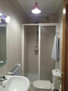 Kúpeľňa v ubytovaní Casa Louromar
