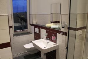 Vannituba majutusasutuses Hotel Rabennest
