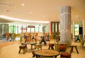 Restaurace v ubytování 凱撒趣淘漫旅-台南 HOTEL CHAM CHAM Tainan