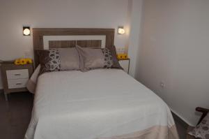 Postel nebo postele na pokoji v ubytování Hostal Soledao