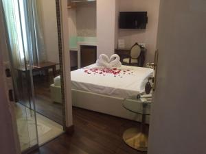 Antico Hotel Moderno客房内的一张或多张床位