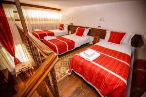 Voodi või voodid majutusasutuse Hotel Tradita toas
