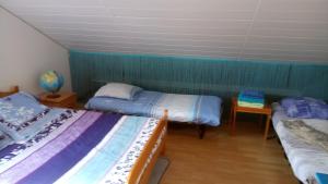 Postel nebo postele na pokoji v ubytování Les Nids de Mesanges Chambre d'hôtes