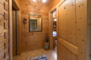 Kúpeľňa v ubytovaní Bio-Holzhaus und Landhaus Heimat