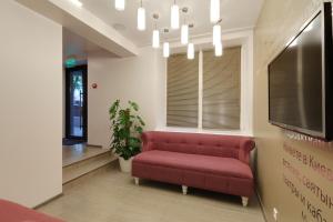 TV a/nebo společenská místnost v ubytování StanGret Hotel