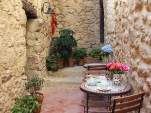 Patio nebo venkovní prostory v ubytování Casa Rural Hosteria Cantarranas