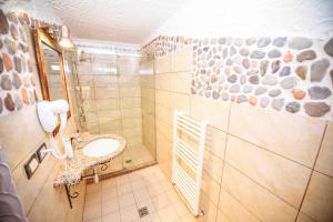 Vannituba majutusasutuses Hotel Tradita