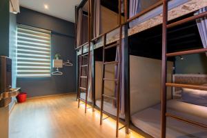 Krevet ili kreveti u jedinici u okviru objekta Finess Basic Hotel