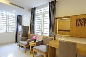 Posezení v ubytování 60 Inn Saigon