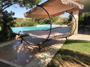 Bazén v ubytování villa Orchidee Sardegna nebo v jeho okolí
