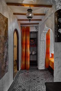 Cama o camas de una habitación en Dar Yakout