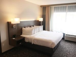 Voodi või voodid majutusasutuse Gundersen Hotel & Suites toas
