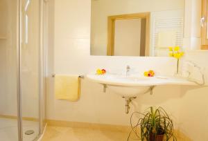 Koupelna v ubytování Hotel-Garni Ehrenfels
