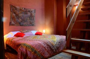 Postel nebo postele na pokoji v ubytování Hotel Alma de Romero