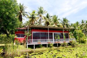 Zahrada ubytování Saree Lagoon Villa Koh Samui