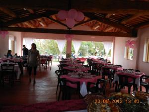 Restaurace v ubytování Agriturismo Borgo Del Papa