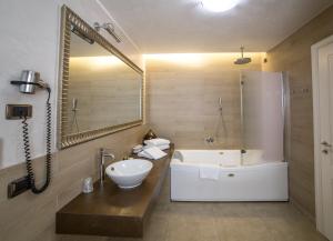 Koupelna v ubytování Hotel Patavium