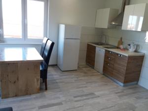 Kuchyň nebo kuchyňský kout v ubytování Apartments Nešić Peroj