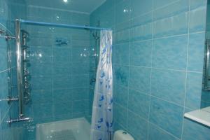 Koupelna v ubytování Hotel Sicilia