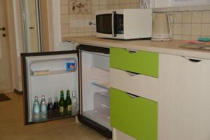 Kuchyň nebo kuchyňský kout v ubytování Hotel Sicilia