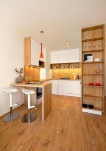 Kuchyňa alebo kuchynka v ubytovaní Apollis Business&Budget by Ambiente