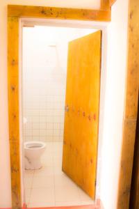 Ett badrum på Okla GuestHouse