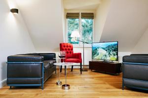 Posezení v ubytování Hubertus Hof Landhotel