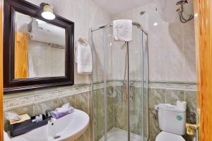 Koupelna v ubytování Apartamentos Castillo Cazorla