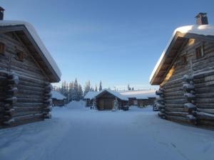 Lost Inn Cabins v zimě