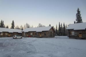 Lost Inn Cabins v zimě
