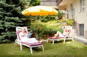 Zahrada ubytování Boutiquehotel Das Haus am Walde