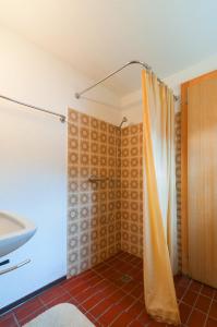Koupelna v ubytování Haus Nussbaumweg 6