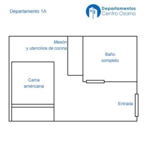 Grunnteikning Departamentos y Habitaciones Centro Osorno