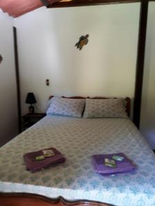 Postel nebo postele na pokoji v ubytování Casita Rio Indio