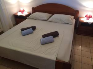 Katil atau katil-katil dalam bilik di Villa Conte