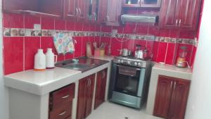 Kuchyň nebo kuchyňský kout v ubytování Hostel Puno Backpackers + 18 fotografií