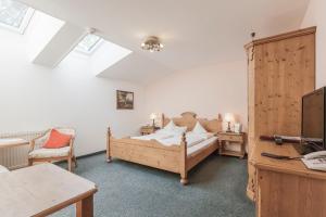 Voodi või voodid majutusasutuse Hotel B&B "Zur Schanz" toas