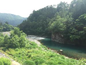 旅館の近くで見られる自然の景観