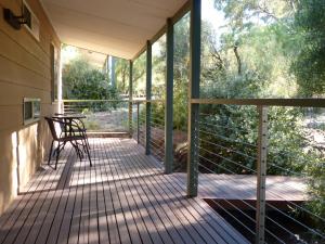 En balkon eller terrasse på Watervale Retreat