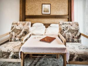 Posezení v ubytování schaus Lüftenegger Ferienhaus