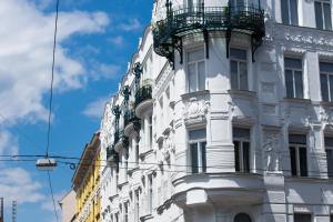 Budynek, w którym mieści się apartament
