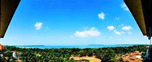 a view of the ocean from a resort at Varanda Do Mar in Panaji